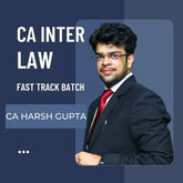 CA Inter Law | Fast track (exam Oriented) Batch By CA Harsh Gupta | For Jan 26 & May 26 Exams | ICAI New Course